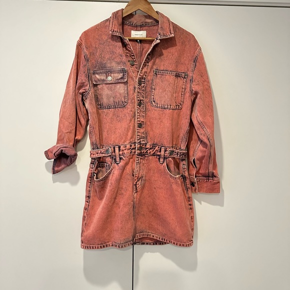 Denim Mini Dress - Picture 2 of 5